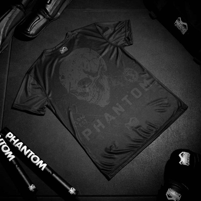 Phantom Athletics Tréninkové tričko EVO Skull – Černé