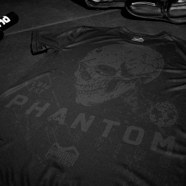 Phantom Athletics Tréninkové tričko EVO Skull – Černé
