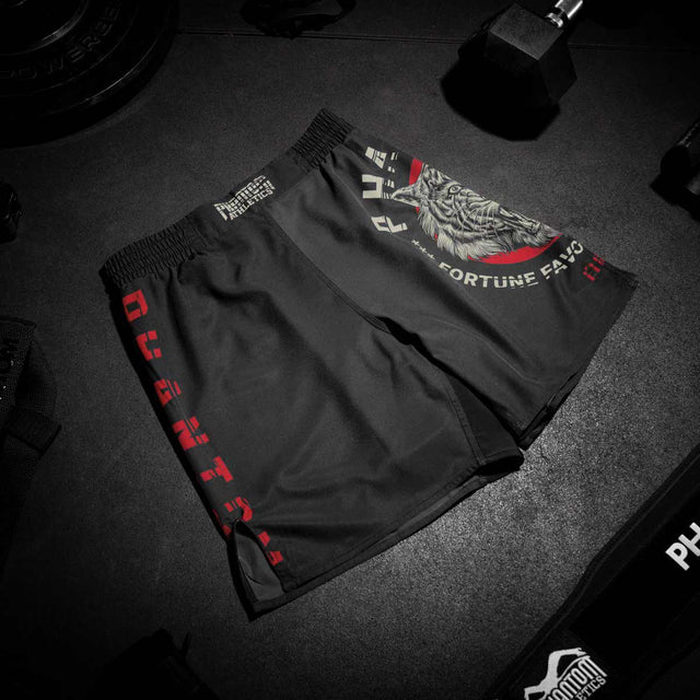 Phantom Athletics MMA-shorts EVO Tiger Unit – Svart/Tiger