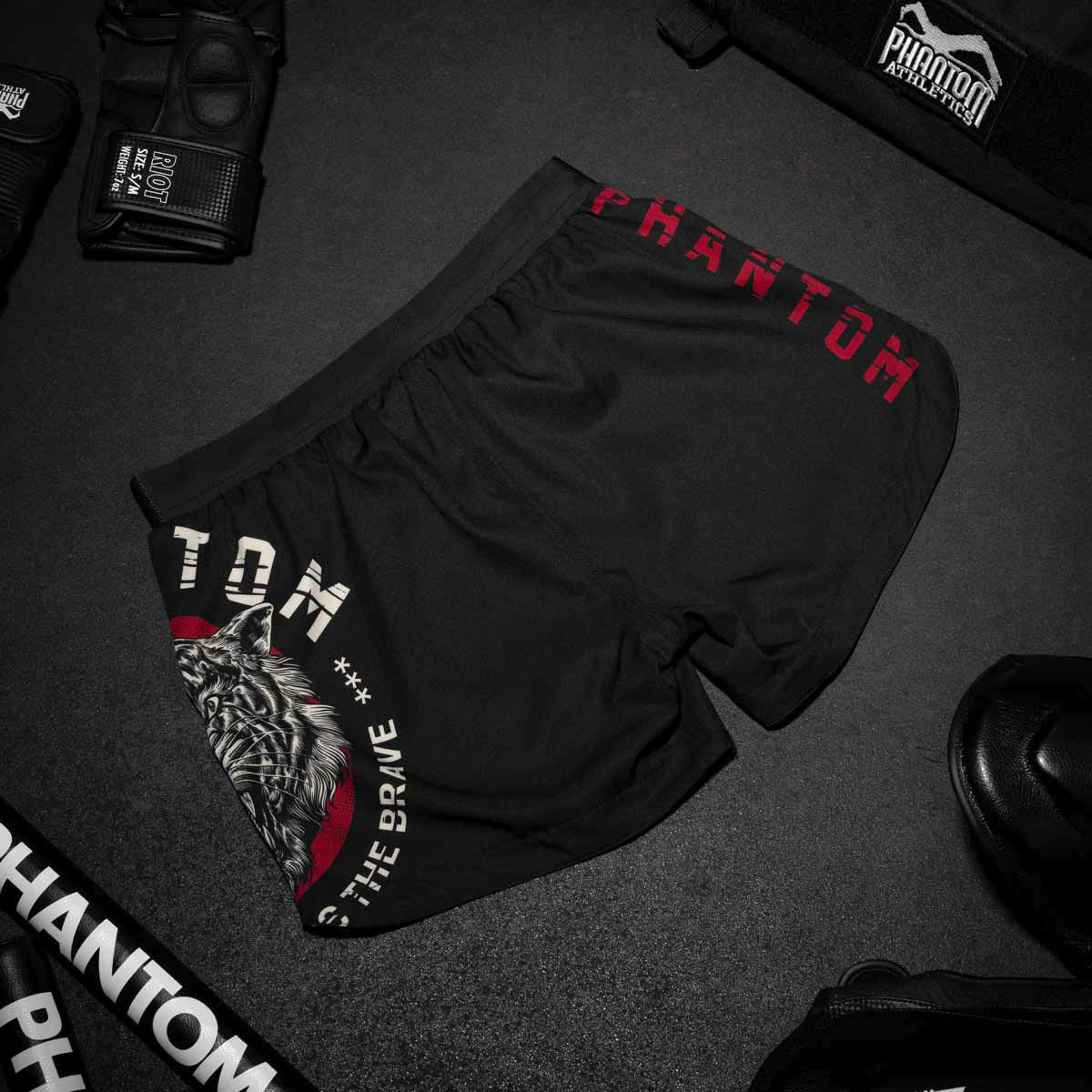 Spodenki MMA Phantom Athletics Fusion Tiger Unit – Czarne