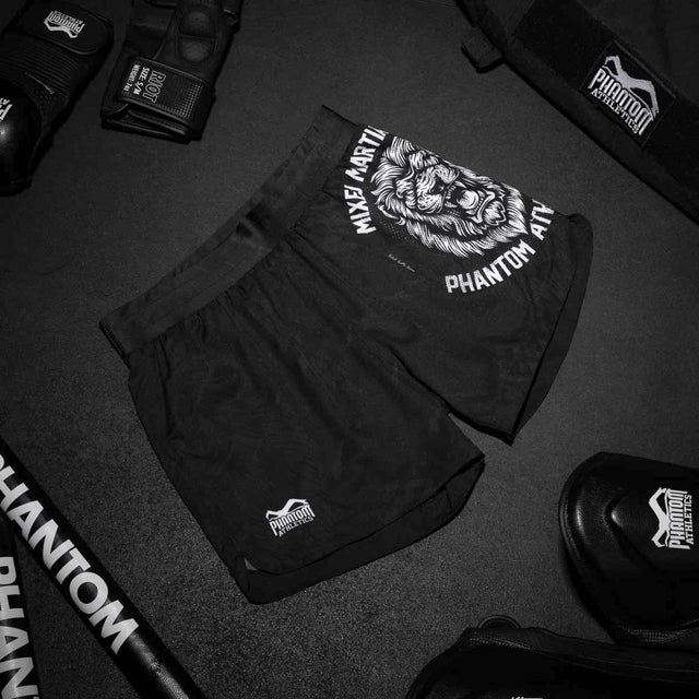 Shorts de MMA Phantom Athletics Fusion Lionheart – Noir