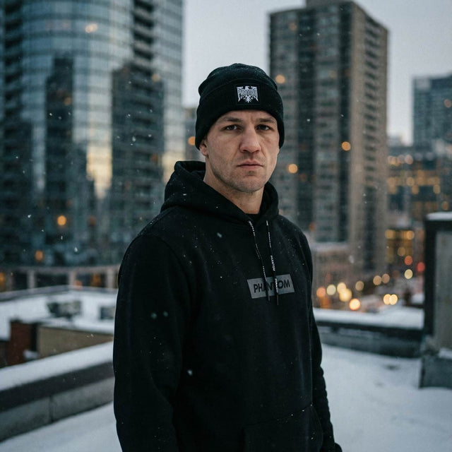 Sudadera Phantom Athletics Hoodie Zero – Negro/Gris