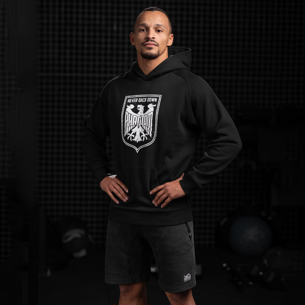 Phantom Athletics Hoodie Germany – Schwarz/Weiß