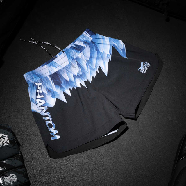 Pantaloncini MMA Phantom Athletics Fusion-R Iceman – Nero/Blu