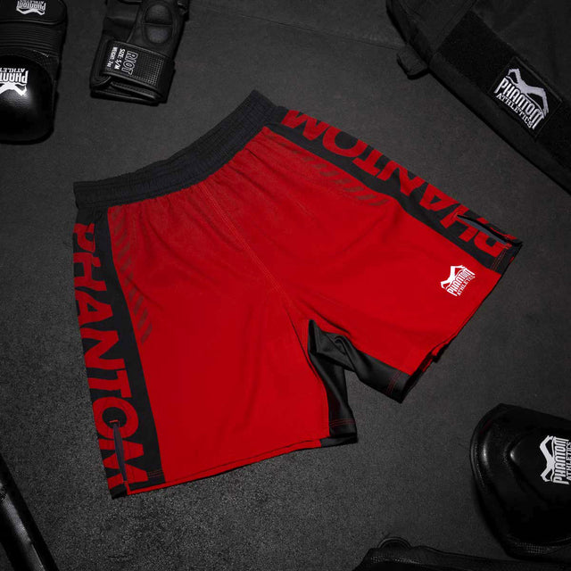 Pantaloni scurți MMA Phantom Athletics EVO Apex – Roșu