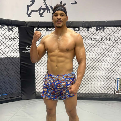MMA trenky Phantom Athletics Fusion-R Desert Camo – Modré