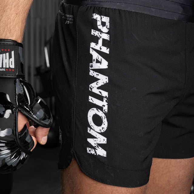 Phantom Athletics MMA-shorts Fusion-R Pumpkill – Svart/Grå
