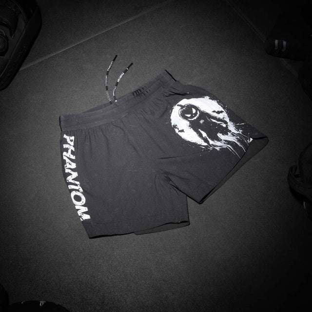 Phantom Athletics MMA-shorts Fusion-R Pumpkill – Svart/Grå