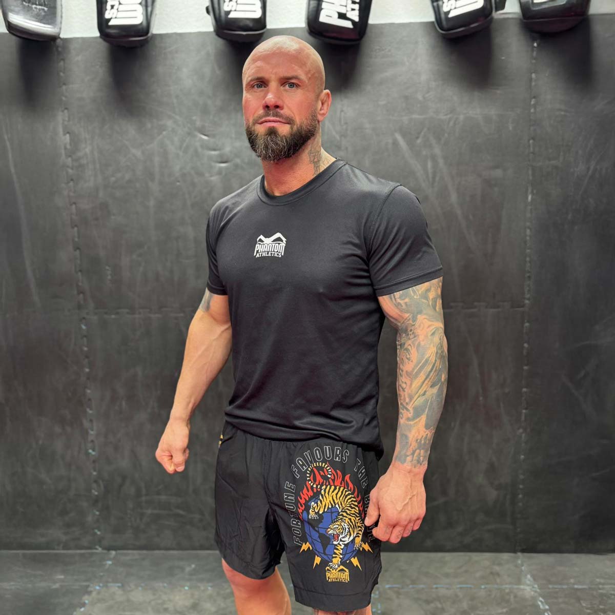 Phantom Athletics MMA-shorts FUSION-R Tiger Domination – Orange/Sort