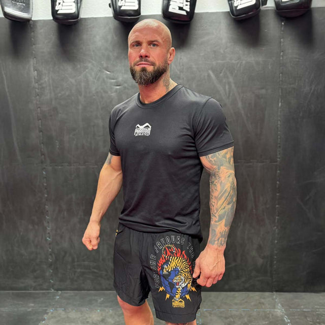 Phantom Athletics MMA-shorts FUSION-R Tiger Domination – Orange/Sort