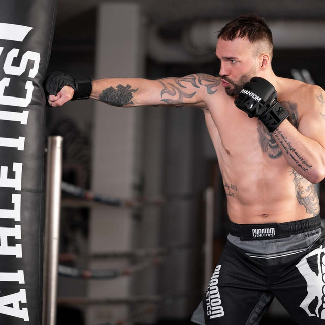 Phantom Athletics Apex Fight MMA Gloves – Black