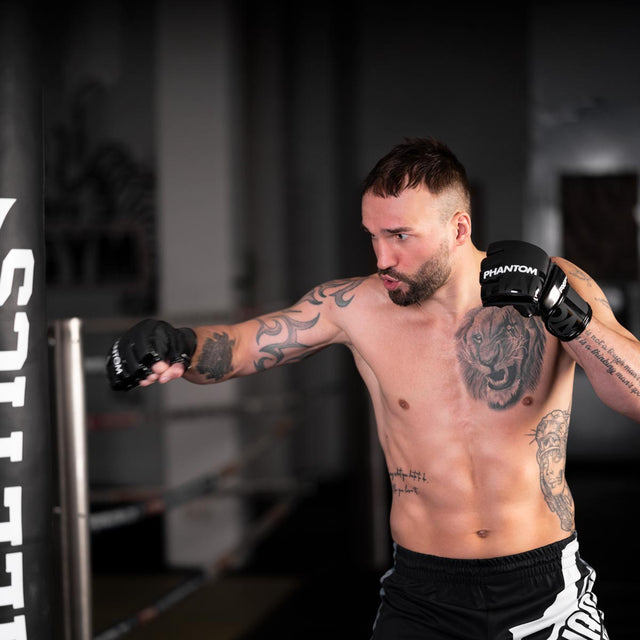 Gants de MMA Phantom Athletics Apex Hybrid – Noir