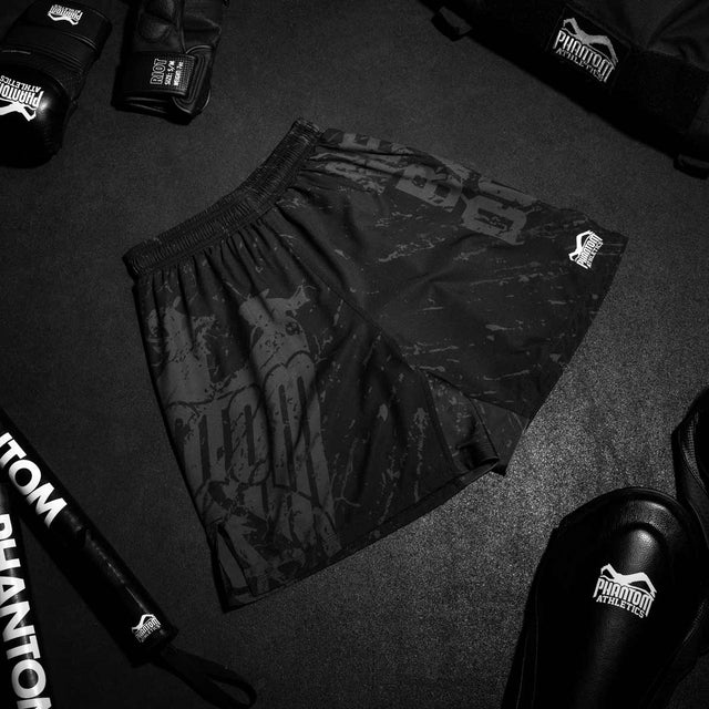 Phantom Athletics MMA-Shorts EVO Germany – Schwarz/Rot/Gold