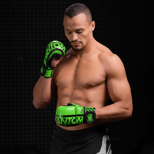 Gants de MMA Phantom Athletics APEX – Vert Néon