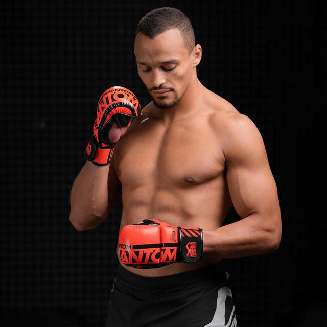 MMA rukavice Phantom Athletics APEX – Neonově červené