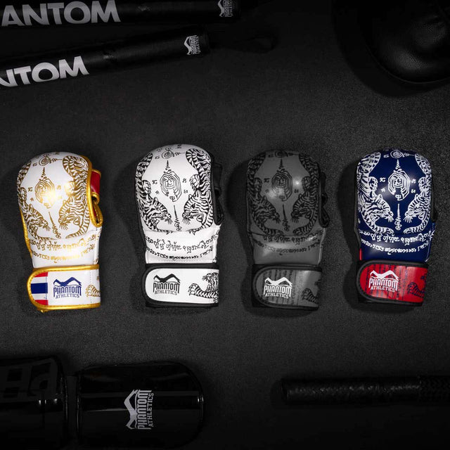 Guantes de sparring de MMA Phantom Athletics Muay Thai - Gris