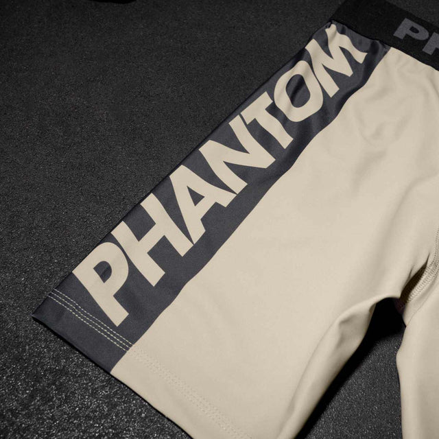 Pantaloncini a compressione Phantom Athletics Vector Apex – Sabbia