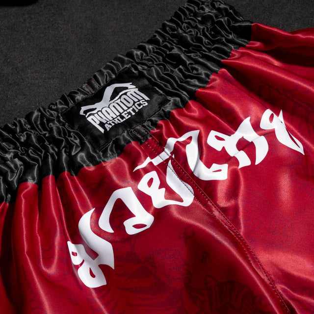 Phantom Athletics Muay Thai-shorts Sak Yant – Röd
