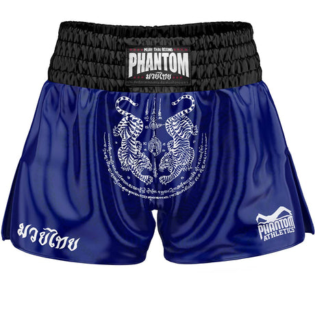 Phantom Athletics Muay-Thai-Shorts Sak Yant – Blau