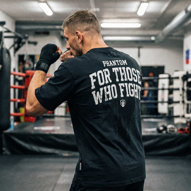 T-shirt Phantom Athletics FOR THOSE WHO FIGHT – Preto