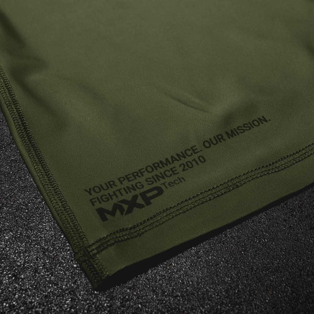 Phantom Athletics Rashguard EVO Apex Korta Ärmar – Armé