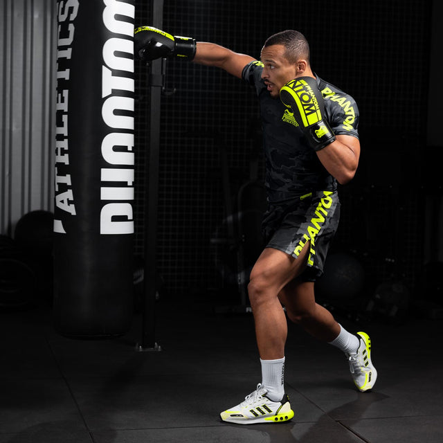 Phantom Athletics Rashguard EVO Neon – Schwarz/Neon