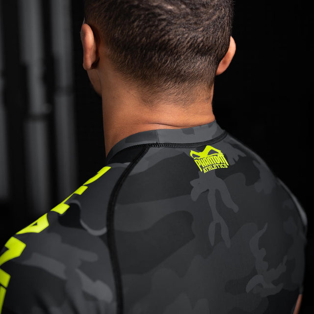 Phantom Athletics Rashguard EVO Neon – Schwarz/Neon