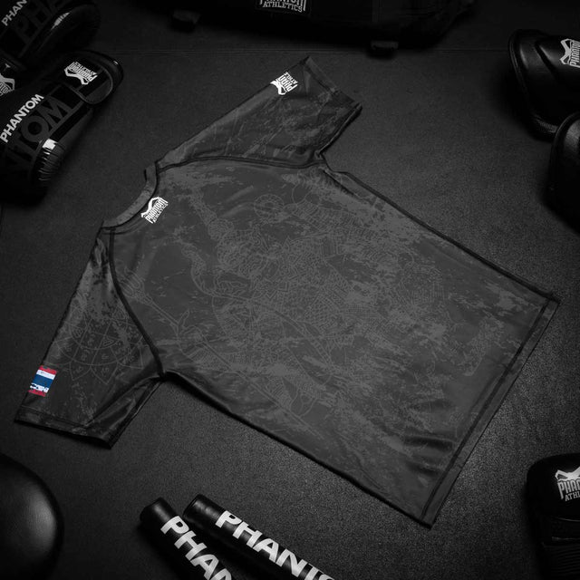 Rashguard Phantom Athletics Muay Thai – Nero/Grigio