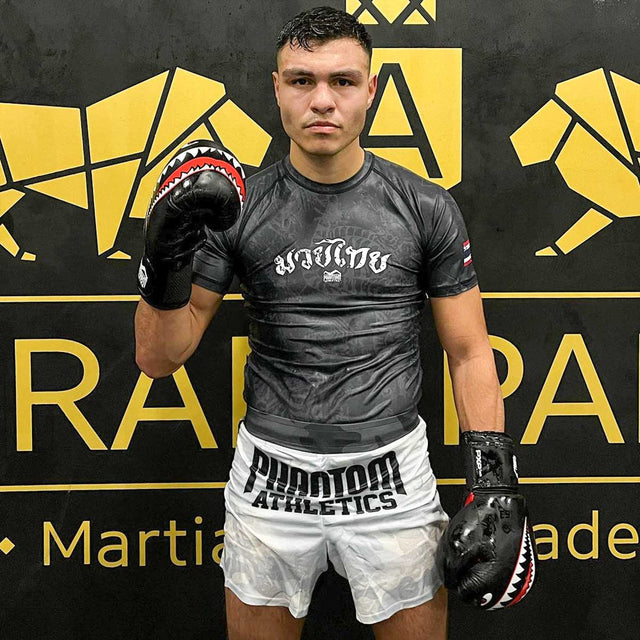Rashguard Phantom Athletics Muay Thai – Nero/Grigio