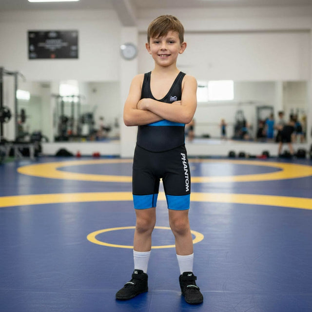 Botas de lucha Phantom Athletics Rookie Niños - Negro
