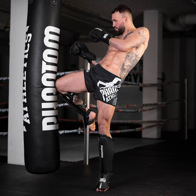 Caneleiras Phantom Athletics APEX Striking – Preto/Cinzento