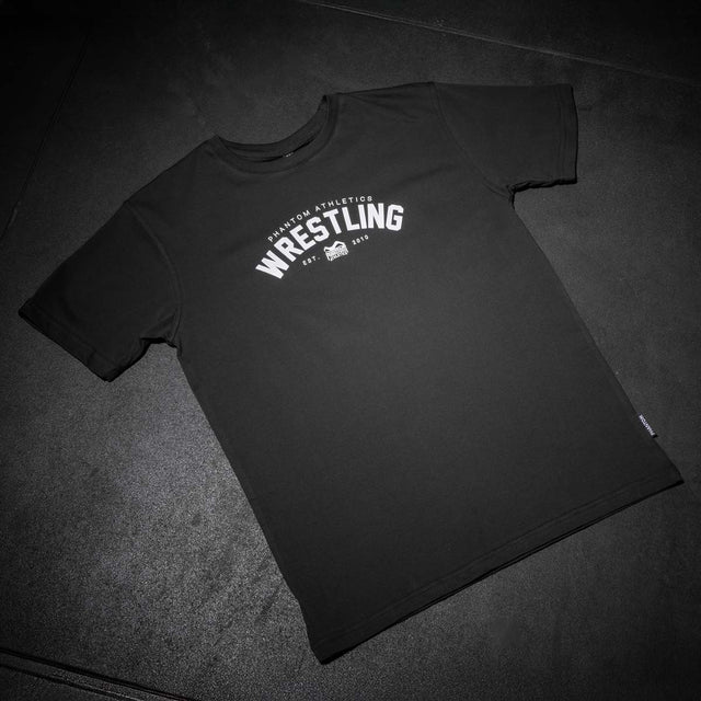 Tricou Phantom Athletics Wrestling – Negru