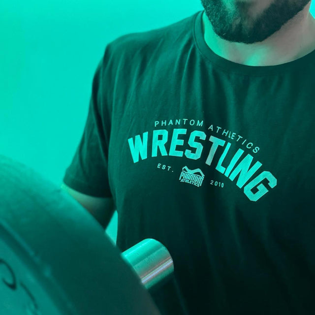 Tricou Phantom Athletics Wrestling – Negru