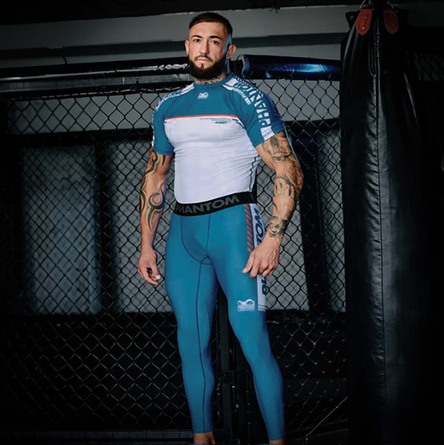 Spodenki kompresyjne Phantom Athletics APEX – Niebieskie