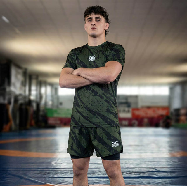 Phantom Athletics EVO Camo Tiger Training T-Shirt – Green