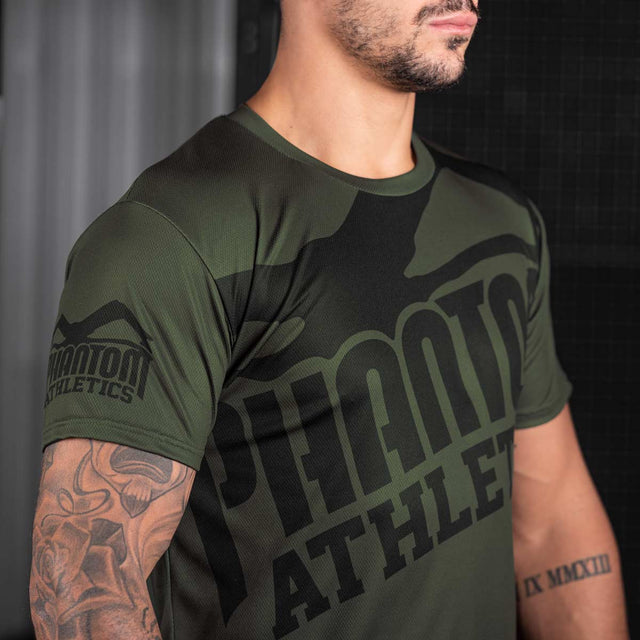 T-shirt d'entraînement Phantom Athletics EVO Supporter – Vert foncé