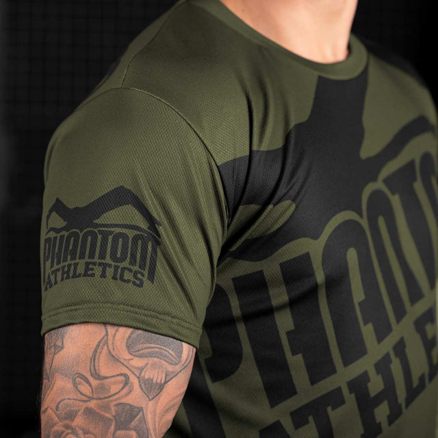 T-shirt d'entraînement Phantom Athletics EVO Supporter – Vert foncé