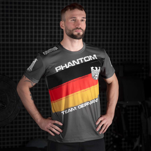 T-shirt da allenamento Phantom Athletics EVO Germany – Nero