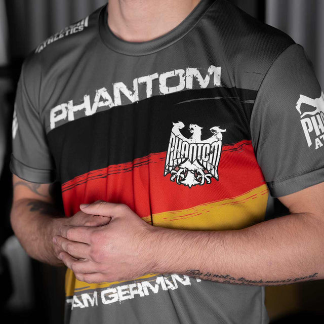 T-shirt da allenamento Phantom Athletics EVO Germany – Nero