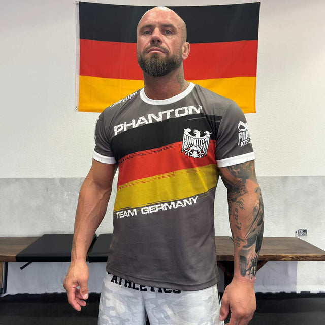 T-shirt da allenamento Phantom Athletics EVO Germany – Nero