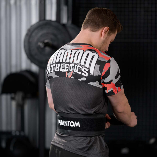 Phantom Athletics Trainingsshirt EVO Camo - Rood