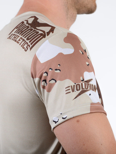 Tricou de antrenament Phantom Athletics EVO Warfare – Camo Deşert