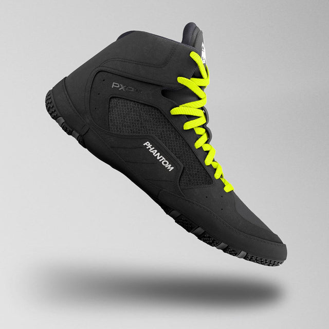 Ghete de lupte Phantom Athletics Tactic – Negru/Galben neon
