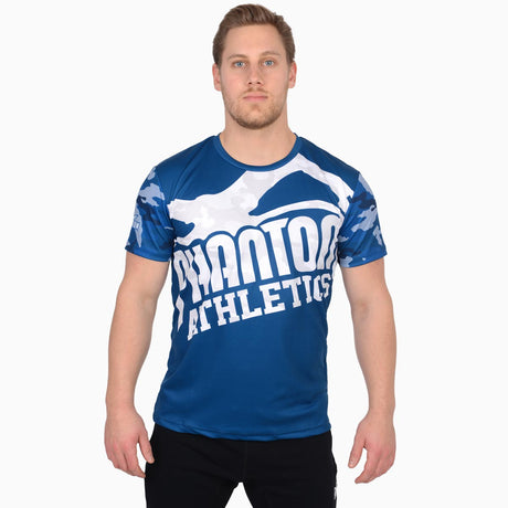 Phantom Athletics Trainingsshirt EVO Warfare – Námořnicky modrá kamuláž