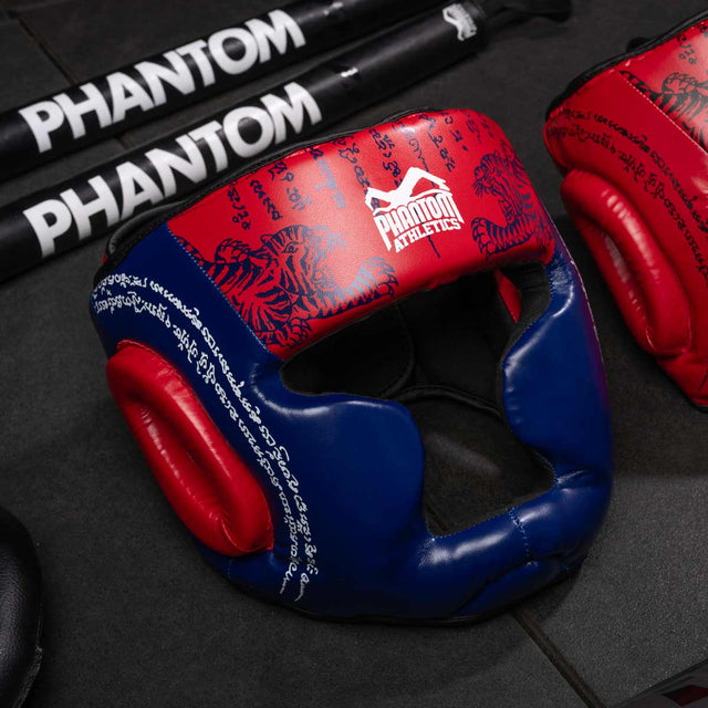 Casque de boxe Phantom Athletics Muay Thai – Bleu