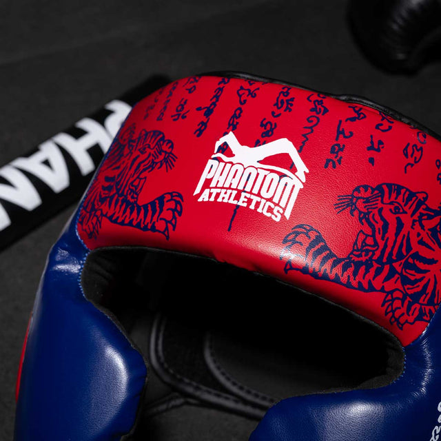 Casque de boxe Phantom Athletics Muay Thai – Bleu
