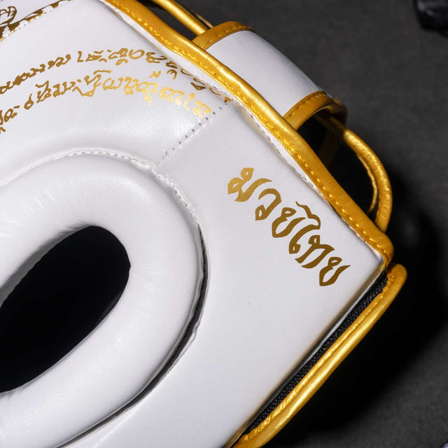 Căști de box Phantom Athletics Muay Thai – Alb/Aur