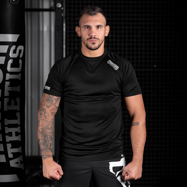 T-Shirt Phantom Athletics Tactic Manches Courtes – Noir
