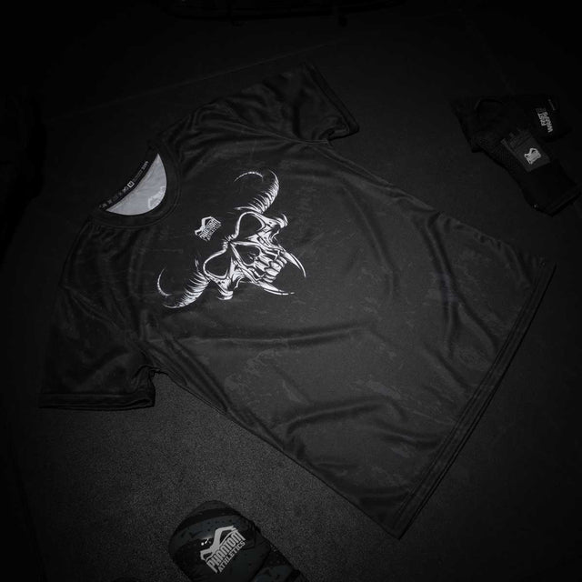 Tricou de antrenament Phantom Athletics EVO Diablo – Negru/Alb