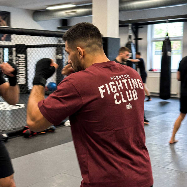 Koszulka Phantom Athletics T-Shirt FIGHTING CLUB Oversize Heavy – Bordeaux